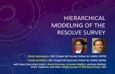 Hierarchical modeling of the resolve surveyHIERARCHICAL MODELING OF THE RESOLVE SURVEY Sheila Kannappan, UNC Chapel Hill Faculty Fellow for SAMSI ASTRO Charlie Bonfield, UNC Chapel