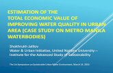 ESTIMATION OF THE TOTAL ECONOMIC VALUE OF IMPROVING … · PROGRAM Increasing of local awareness – Information campaign. Cleaning of waterbodies (out of the more than 240 waterbodies
