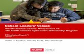 School Leaders’ Voices - Nc State University · 2017-07-20 · Page 4 School Leaders’ Voices five years old on or before August 31. The household income eligibility threshold