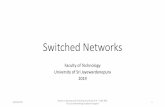 Switched Networks - Nimal Skandhakumar...Switching Networks •Long distance transmission between stations is typically done over a network of switching nodes. •Switching nodes do