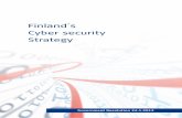 Finland´s Cyber security Strategy - defmin.fiFINLAND´S CYBER SECURITY STRATEGY 1 1. INTRODUCTION Ensuring the security of society is a key task of the government authorities and