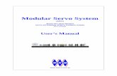 Modular Servo Systemee.sharif.edu/~lcsl/lab/servo_um_PCI_N25.pdfModular Servo System - User’s Manual 6 Encoder Magnetic brake Gearbox with output disk N Fig. 1.1 The MSS setup The
