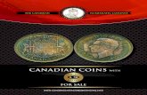 Canadian COINS · selection of beautiful toned coins from small cents through Silver dollars. This offering includes coins with nice to superb eye appeal. Certain pieces are either