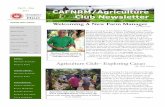 May CAFNRM/Agriculture Club Newsletter · 2017-08-29 · CAFNRM/Agriculture Club Newsletter 2017 Page 3 Agriculture Club Exploring Cacao continued…. I also feel that now that I