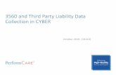3560 & Third Party Liability Data Collection in …3560 and Third Party Liability Data Collection in CYBER October 2019 - (01413) Training Purpose 2 The purpose of this presentation