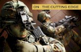 On the Cutting edge · technology edge – new, silent, sentient, sensor-guided, knowledge-based weapons systems, operating in cyberspace. In the 21st century, defence scientists