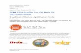 SunSpec EPRI CA Rule 21 Interface Profile · 2019-09-23 · EPRI CSI4 Profile For CA Rule 21 Demonstration iii Application Note! Revision%History% Revision Date Reason DRAFT 1 8/14/2014