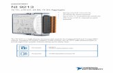 NI 9213 Datasheet - National Instruments thermocouple reading to compensate for offset errors. Use of