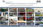 Federal Transit Administration FTA National Research Programs · Federal Transit Administration . FTA National Research Programs. ... tation Program and for its Intelligent Transportation