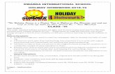 DWARKA INTERNATIONAL SCHOOL HOLIDAY HOMEWORK …DWARKA INTERNATIONAL SCHOOL HOLIDAY HOMEWORK-2018-19 CLASS –VI Dear Students The much- awaited holidays are here yet again and it’s