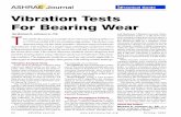Vibration Tests For Bearing Wear - Azima DLIazimadli.com/downloads/PUBLISHED_ARTICLES/ASHRAE...The narrow band fault model for a bearing defect, as taught in most basic vibration analysis