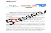 Sample Argumentative Essay · 2019-07-19 · Sample Argumentative Essay In 1969 the New Brunswick legislature adopted the Oﬃcial Languages Act, which gave the English and French