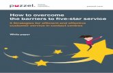 How to overcome the barriers to five-star service · How to overcome the barriers to five-star service 5 Strategies for efficient and effective ... Astonishingly, fewer than one in