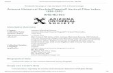Arizona Historical Society/Flagstaff Vertical Files Index, … · 2016-07-26 · Arizona Historical Society/Flagstaff Vertical Files, 18862003. Vertical File Contents: Acker, Saxton