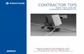 CONTRACTOR TIPS · 2018-08-14 · This manual contains a list of time-saving tips for contractors using CADWELD products. To use ... cloth brush or a T314 cable cleaning brush. ...