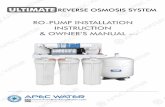 ULTIMATE REVERSE OSMOSIS SYSTEMpdf.lowes.com/installationguides/854961005853_install.pdf · 2019-06-07 · x This reverse osmosis system contains a replaceable treatment component