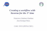 Creating a workflow with Taverna for the 1 time - IVOAwiki.ivoa.net/.../Creating_a_workflow_with_Taverna_for_the_fisrt_time.pdf · Creating a workflow with Taverna for the 1st time