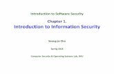 Chapter 1. Introduction to Information Securitysecuresw.dankook.ac.kr/ISS18-1/ISS_2018_03_Intro_part3.pdfConfidentiality (Secrecy) - only authorized parties can view private information