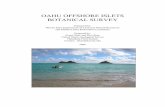 OAHU OFFSHORE ISLETS BOTANICAL SURVEY · OAHU OFFSHORE ISLETS BOTANICAL SURVEY Prepared for: ... at a maximum biomass state. The lack of birds at this time of year also helped by