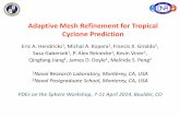 Adaptive Mesh Refinement for Tropical Cyclone …...Adaptive Mesh Refinement for Tropical Cyclone Prediction Eric A. Hendricks1, Michal A. Kopera2,Francis X. Giraldo2, Sasa Gabersek