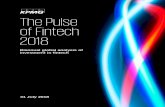 The Pulse of Fintech 2018 · 2020-03-04 · Welcome to the latest edition of the Pulse of Fintech — a biannual report highlighting key activities and trends within the fintech market