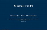 Towards a New Materiality...Sancroft 2018 Foreword 3. Introduction & Overview 4. The state of materiality in the FTSE100 9. Evolving the matrix 11. Sancroft 2018 3 Running a sustainable