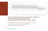 Use of dose-exposure-response model in immunology ... · Use of dose-exposure-response model in immunology/transplantation General considerations + case study T Dumortier, M Looby,