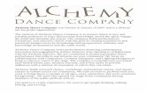 bring a cohesive vision to the stage. The company’s ...alchemydance.org/Presskit2012.pdf · bring a cohesive vision to the stage. The company’s contemporary movement style blends