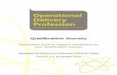 Information pack to support candidates on your ... · Information pack to support candidates on your qualification journey Operational Delivery Profession Central Team Version 1.0,