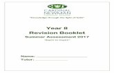 Year 8 Revision Bookletfluencycontent2-schoolwebsite.netdna-ssl.com/FileCluster/... · 2017-06-16 · Revision material for each group will be available through Show My Homework which
