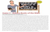 Game 3 - Hidden Books of the Bible · 2016-10-07 · Game 3 - Hidden Books of the Bible Here is Game 3 in the Hidden Books of the Bible Games. Can you ˜nd thirty-˜ve (35) ... eat