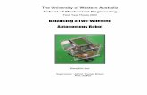 Balancing a Two-Wheeled Autonomous Robot · 2003-11-11 · three of this thesis gives the reader an overview on the construction of the robot. The theory and design of a Kalman filter