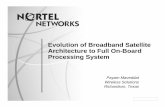 Evolution of Broadband Satellite Architecture to Full On ... · 11 Multimedia Satcom (Revolution or Evolution) Revolution • Much hype from the revolutionaries (Teledesic, Celestri,