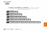 25/37/49/61/88-note velocity-sensitive piano-style keys USB MIDI ...€¦ · 25/37/49/61/88-note velocity-sensitive piano-action key switches. 2. Dual function encoders The dual functioned