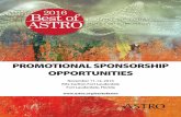 2016 Best of - American Society for Radiation Oncology (ASTRO) · 2016-07-29 · conjunction with 2016 Best of ASTRO may rent meeting space at The Ritz-Carlton, Fort Lauderdale. All