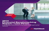 2015 Financial Benchmarking Report – Law Firms · production of a Financial Benchmarking report that looks to explore, specifically, the performance of those legal firms operating