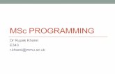 Advanced programming using C# Object Oriented Programming (OOP) Object oriented programming was a paradigm