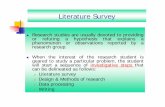 Literature Surveysustech.edu/presentation/2.electronic sources.pdf · Literature Survey Research studies are usually devoted to providing or refuting a hypothesis that explains a