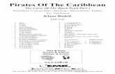 Pirates Of The Caribbean - edrmartin.com · Pirates Of The Caribbean The Curse Of The Black Pearl Part 2 Wind Band / Concert Band / Harmonie / Blasorchester / Fanfare Arr.: Ted Parson