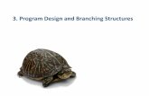 3. Program Design and Branching Structureshomepage.ntu.edu.tw/~wttsai/fortran/ppt/3.Branching_Structures.pdf• Pseudo-code: hybrid mixture of English & program statements • Flowchart: