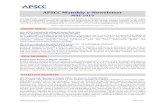 Monthly e Newsletter - APSCC · 2019-05-03 · APSCC Monthly e‐Newsletter 3 May 2019 deliver a series of recommendations for modernizing the BFT system architecture to improve interoperability