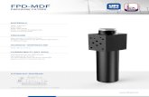 FPD-MDF · 80 filter housing filter element clogging indicator b p d x x x e p b spare parts elements fpd pressure filters ordering and option chart f p d complete filter family ...
