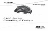 8100 Series Centrifugal Pumps · Centrifugal Pumps INSTALLER: PLEASE LEAVE THIS MANUAL FOR THE OWNER’S USE. INSTRUCTION MANUAL AC2515 ... APPENDIX “C” FIELD TEST REPORT .....61