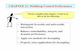 CHAPTER 21: Multiloop Control Performance · 2019-10-23 · CHAPTER 21: Multiloop Control Performance When I complete this chapter, I want to be able to do the following. • Distinguish