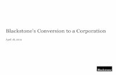 Blackstone’s Conversion to a Corporation...Blackstone 2 0 152 195 0 103 120 99 206 202 0 171 146201 221 3 184 0 92 102 0 70 0 115 99 Blackstone’s Conversion to a Corporation Compelling