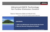 2013 Advanced AQCS Technology for Further Emission Control · Advanced AQCS Technology for Further Emission Control-CONTENTS-1. Ultra Low PM Emission Control Using Gas Cooler ...