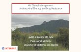 HIV Clinical Management: Antiretroviral Therapy …regist2.virology-education.com/2017/INTEREST/43_Currier.pdfHIV Clinical Management: Antiretroviral Therapy and Drug Resistance Judith