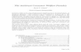 The Antitrust Consumer Welfare Paradox - NYU La · The Antitrust Consumer Welfare Paradox Barak Y. Orbach* Work in Progress (January 2010) Consumer welfare is the only articulated