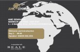 AME SEMINARS SEMINAR ON FIDIC AND EDF 1 – 2 MARCH 2012 ...€¦ · In association with AME SEMINARS SEMINAR ON FIDIC AND EDF 1 – 2 MARCH 2012, INTERCONTINENTAL HOTEL, NAIROBI