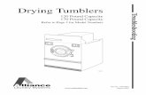 Drying Tumbler Troubleshooting Manual - Parts King · 2014-08-14 · Troubleshooting Part No. 70410601 August 2007 Drying Tumblers 120 Pound Capacity 170 Pound Capacity Refer to Page